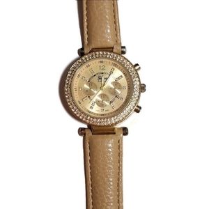 Geniva Gold / Tan Watch